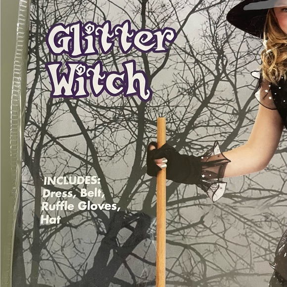 Spirit Halloween Glitter Witch Costume - Picture 4 of 6